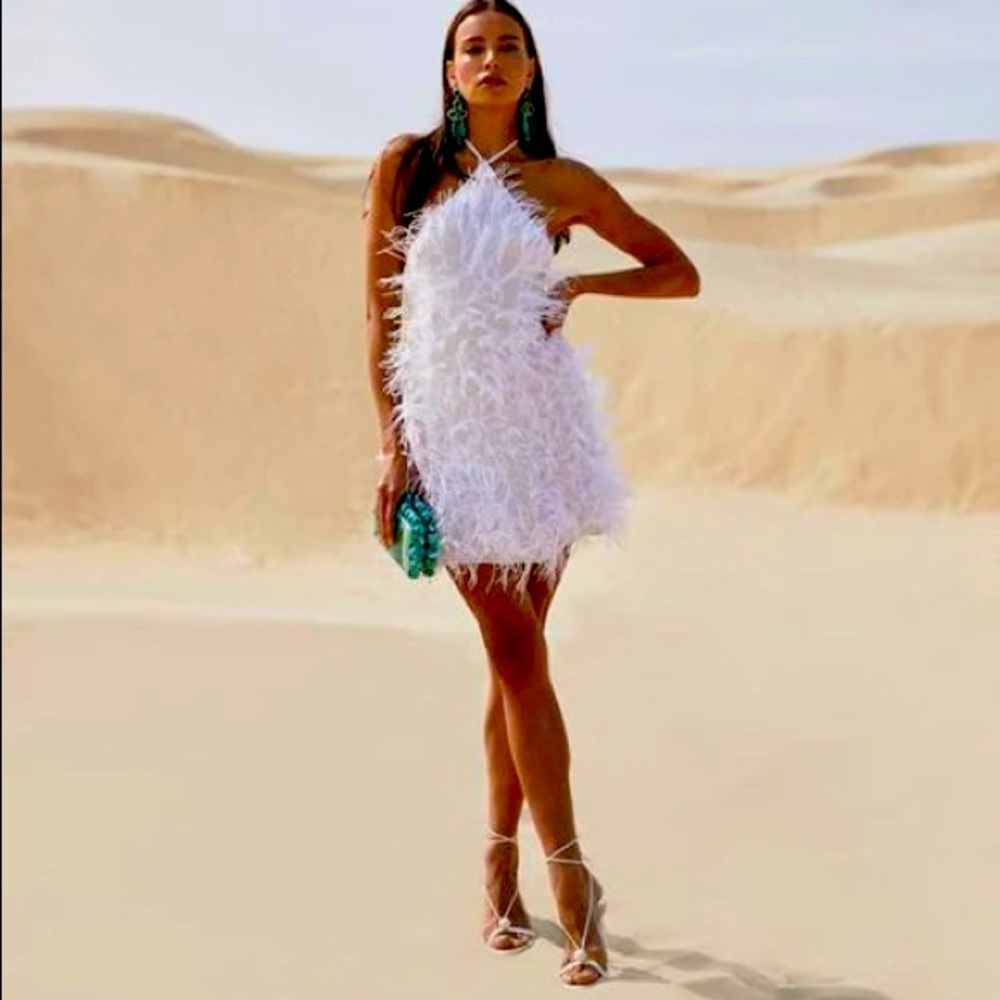Cult Gaia White Vale Dress BNWT